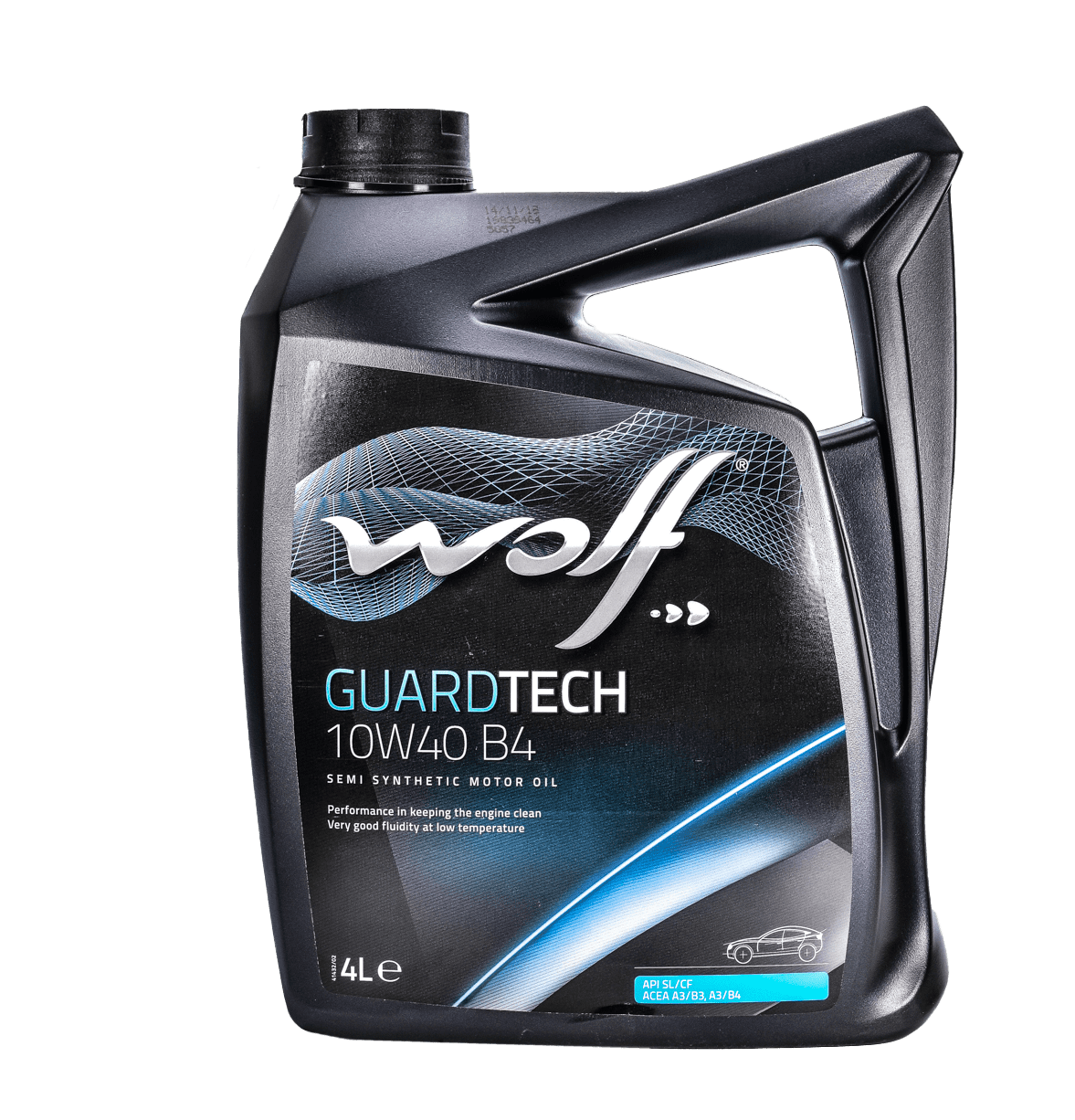 Моторное масло Wolf GuardTech 10W-40 B4, 4л  (WOLF: 231274)